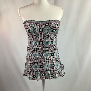 KENNETH COLE REACTION STRAPLESS TANKINI TOP SIZE S 🌞